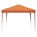 vidaXL Prístrešok na párty 288 x 288 x 245 cm Oranžová Oxfordská látka