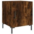 vidaXL Nočné stolíky 2 ks dymový dub 40x40x50 cm kompozitné drevo