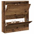 vidaXL Skriňa na topánky 80 x 21 x 87,5 cm Kompozitné drevo