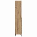 vidaXL Highboard Remeselný dub 69,5 x 34 x 180 cm Kompozitné drevo