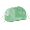 vidaXL Fóliovník s oceľovým rámom zelený 6 m² 3x2x2 m