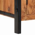 vidaXL Vysoká skrinka 100x40x175 cm, akáciový masív