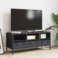 vidaXL TV skrinka antracit 101,5x39x43,5 cm oceľ valcovaná za studena