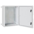 vidaXL Ovládacia skriňa Sivá 47 x 17,5 x 50 cm ABS plast
