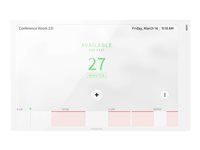 Ovládací panel s dotykovou obrazovkou - bezdrôtový, káblový - Bluetooth, 802.11a/b/g/n/ac - 2,4 GHz, 5 GHz - 10/100 Ethernet - biela - hladký povrch