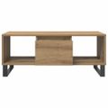 vidaXL Konferenčný stolík dub artisan 90x50x36,5 cm kompozitné drevo
