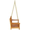 vidaXL Hojdačka do záhrady 2 -Seater 110 x 56 x 58,5 cm Prírodná