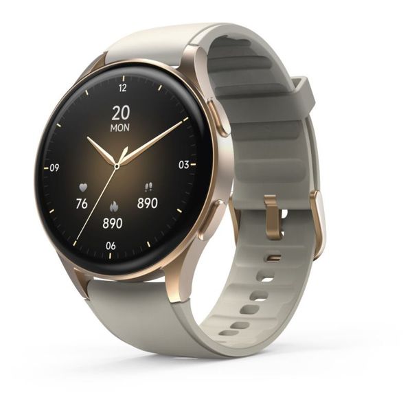 HAMA 8900, Smart hodinky, GPS, AMOLED, bež/zlat