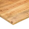 vidaXL Stolová doska so zakrivením 100x60x2,5 cm surový mangový masív