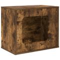 vidaXL Mačka Dom Dymová dub 51 x 30 x 42,5 cm Kompozitné drevo