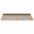 vidaXL Samolepiace nášľapy na schody sisal 30 ks 65x21x4 cm Berber