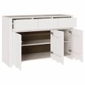 vidaXL Servírovacia skriňa Drammen Biela 114 x 43 x 75,5 cm