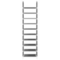 VidaXL Stojan na topánky 10-vrstvový čierny 44x28x180 cm netkaná látka