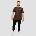 Tričko Basic Chocolate Brown - GymBeam, veľkosť M, veľkosť oblečenia M