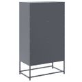 vidaXL Komoda antracitová 68,5x38,5x123,5 cm oceľ