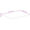 vidaXL Stolová doska 90x60x2,5 cm obdĺžnik masívne recyklované drevo