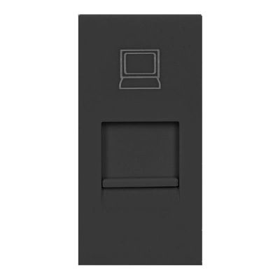 ORNO NOEN RJ45 zásuvka - modul pre NORGEN panel čierny