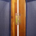 vidaXL 4-panelový paraván tmavomodrý 280x180 cm