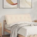 vidaXL Poduška na chrbát Béžová 140 x 50 cm Mikrovlákno