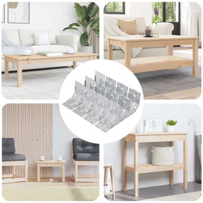 vidaXL Konzola 212 pcs Zinkovaný 106 x 55 x 1,5mm Oceľ