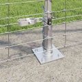vidaXL Zvarené drôtené pletivo s betónovým základom 25 x 1,5 m