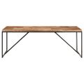 vidaXL Jedálenský stôl 200x90x76 cm akáciový a mangovníkový masív