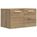 vidaXL Nástenná skrinka 60 x 36,5 x 35 cm Kompozitné drevo Dub artisan