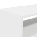 vidaXL Stojany na topánky 2 ks stohovateľné biele 60x30x30,5 cm