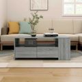 vidaXL Konferenčný stolík sivý dub sonoma 102x55x42cm kompozitné drevo