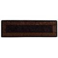 vidaXL Behúň MARSA Čierna 80 x 250 cm Polyester a PVC