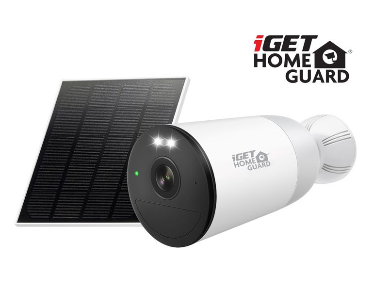 iGET HGWBK355S - WiFi 2K IP kamera, pre set iGET HGWNK108402S, solárny panel, batéria 9000 mAh