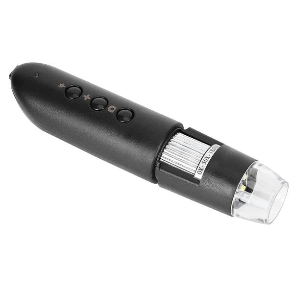 W-star Digitálny mikroskop WIFI UMW1200S, HD 1000x prísvit čierna USB iOS android