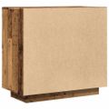 vidaXL Komoda staré drevo 80x40x75 cm kompozitné drevo