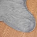 vidaXL Koberec z umelého ovčieho kožucha TAFALLA Sivá 50 x 80 cm