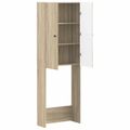 vidaXL Toaletná skriňa BREDA Dub sonoma 66 x 25,5 x 190 cm