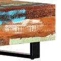 vidaXL Konferenčný stolík 120x50x30 cm, recyklovaný masív a oceľ
