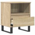 vidaXL Nočné stolíky 2 ks dub sonoma 40x35x50 cm kompozitné drevo
