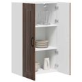 vidaXL Dvierka na umývačku Kalmar Hnedý dub 60 x 31 x 100 cm