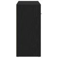 vidaXL Komoda čierna dub 88x30x64 cm, imitácia dreva