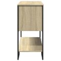 vidaXL Konzolový stolík dub sonoma 100x35x74,5 cm kompozitné drevo