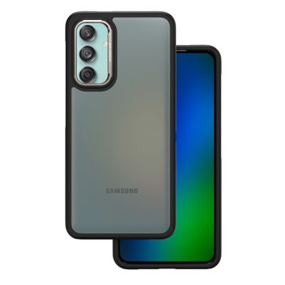Puzdro Crystal Black pre Samsung Galaxy M55 5G sivé