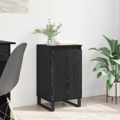 vidaXL Servírovacia skriňa Čierny dub 40 x 35 x 70 cm Kompozitné drevo
