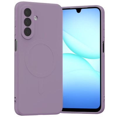 Mercury semi-silicone magsafe samsung galaxy A17, lilac purple