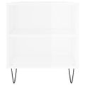 vidaXL Konferenčný stolík lesklý biely 102x44,5x50 cm kompozitné drevo