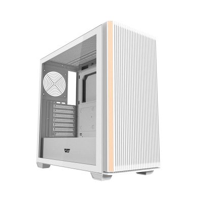 Počítačová skriňa Darkflash DS900WS ATX bez ventilátorov (biela)