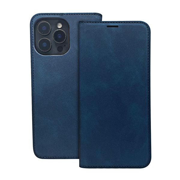 Smart Suede case for Honor 400 Lite navy blue