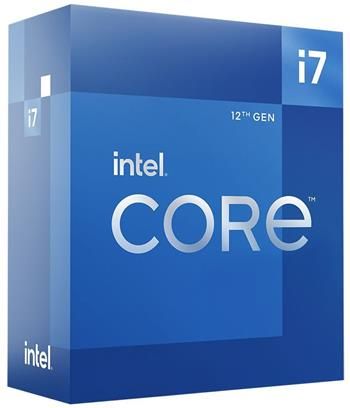 Intel/Core i7-12700/12-Jadro/2,1GHz/LGA1700 Procesor, 12 jadier, 20 vláken, max. 4,9GHz, 25MB, LGA1700, 65W TDP, BOX