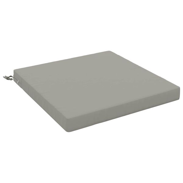 vidaXL 1-dielny sedací vankúš SOEST 100% polyester Sivá 70 x 70 x 7 cm
