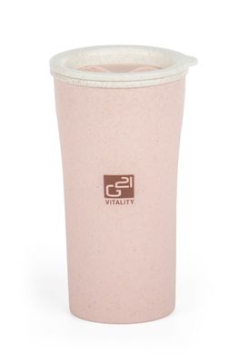 Eko téglik G21 beECO Latte 450 ml, ružový