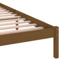 vidaXL Posteľný rám masívna borovica 160x200 cm medovo-hnedý